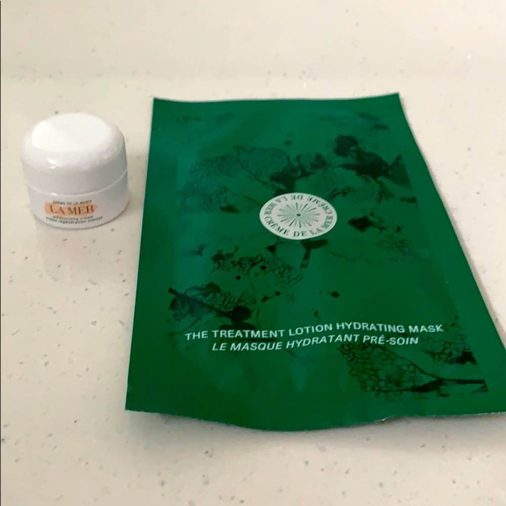 Small La Mer cream and hydrating mask. NWOT